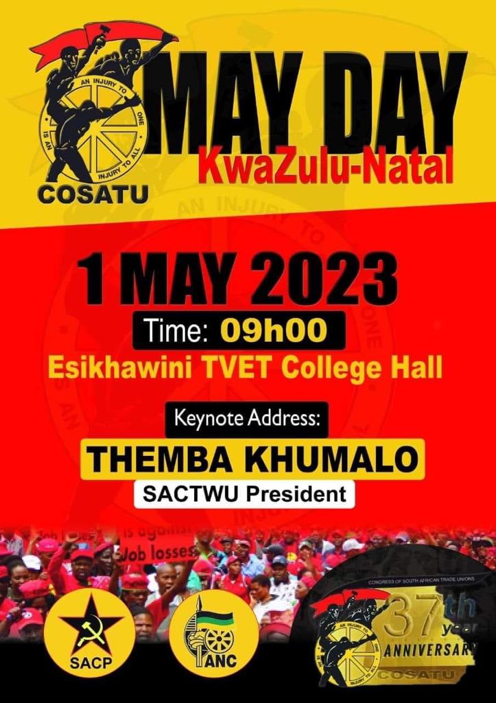 COSATU May Day 2023 - KwaZulu-Natal 